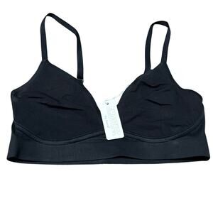 SMOOTHEZ BY AERIE Mesh Unlined Triangle Bra Adjustable Strap Bralette NWT S